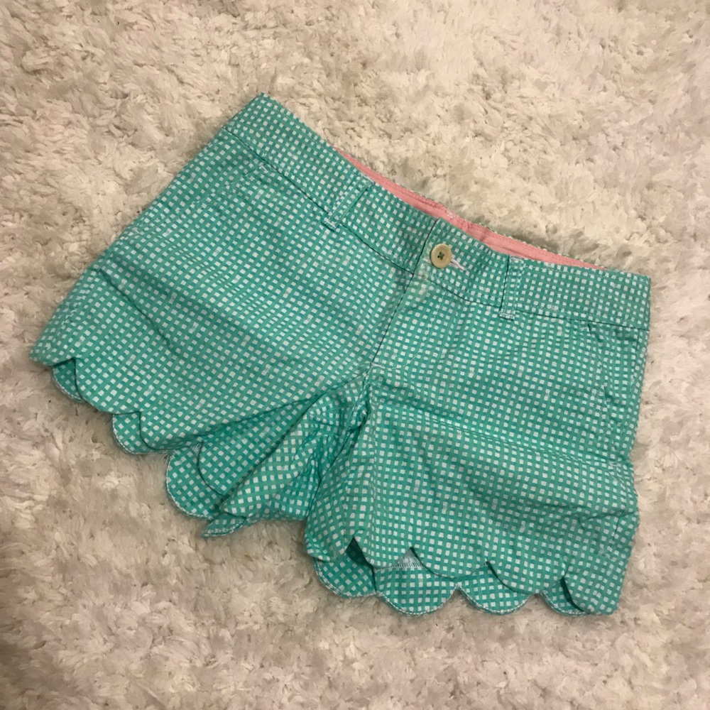 *SOLD* Lilly Pulitzer Gingham Buttercup Short 0